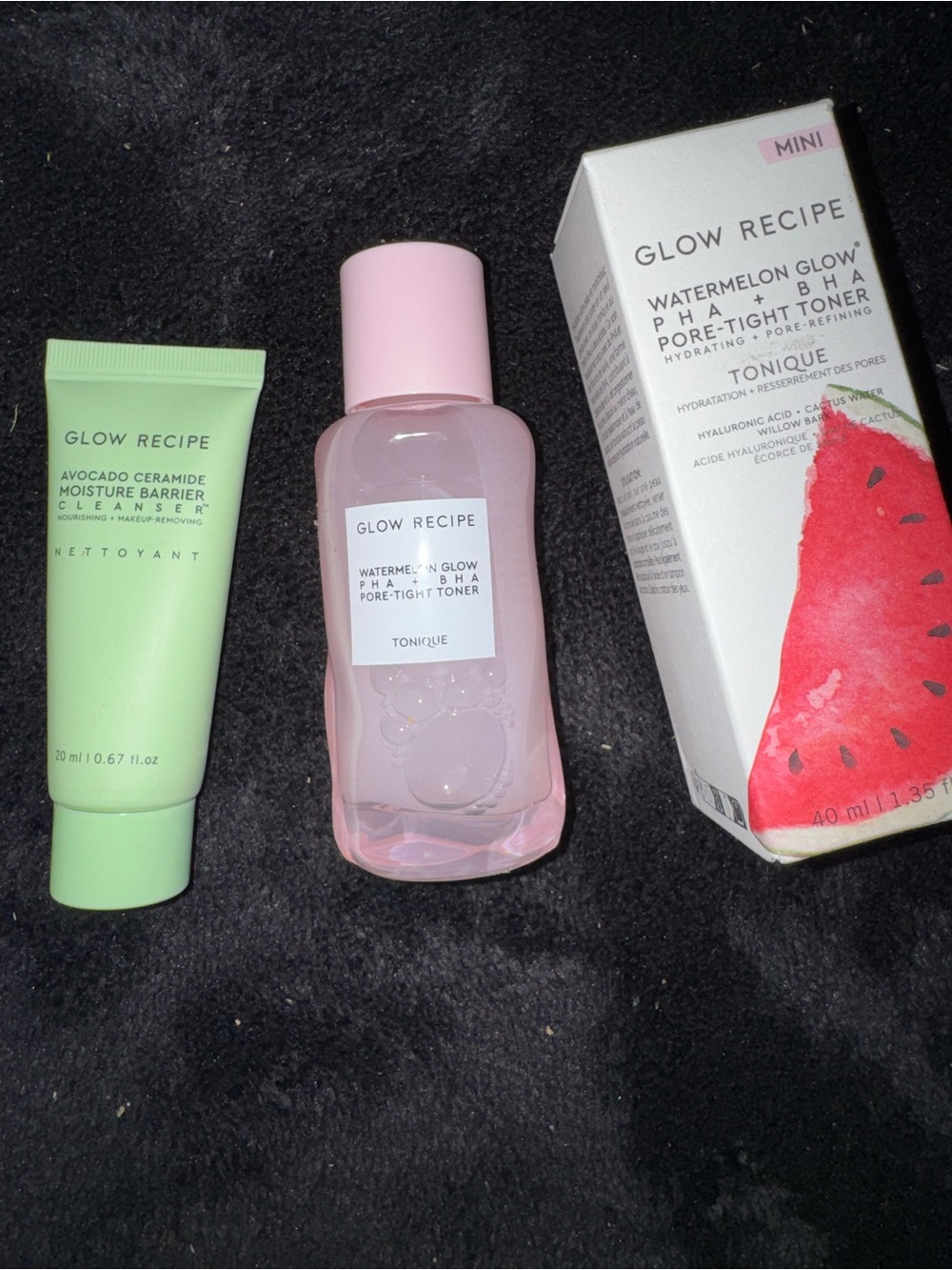 Glow Recipe Watermelon Glow Toner + Avocado Cleanser Duo